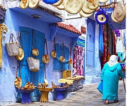 Chefchaouen, la ciudad azul, un rincón de calma y color en Marruecos, donde la magia se siente por cada uno de sus rincones.