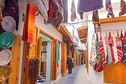 De compras por el zoco de Tanger