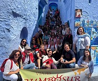 Nada como viajar en grupo.